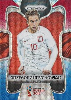 2018 Panini Prizm FIFA World Cup - Red & Blue Wave Prizm #151 Grzegorz Krychowiak Front