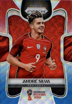 2018 Panini Prizm FIFA World Cup - Red & Blue Wave Prizm #155 Andre Silva Front