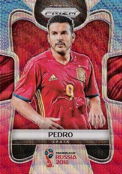 2018 Panini Prizm FIFA World Cup - Red & Blue Wave Prizm #206 Pedro Front
