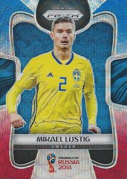 2018 Panini Prizm FIFA World Cup - Red & Blue Wave Prizm #233 Mikael Lustig Front