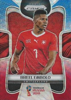 2018 Panini Prizm FIFA World Cup - Red & Blue Wave Prizm #242 Breel Embolo Front