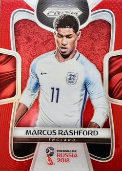 2018 Panini Prizm FIFA World Cup - Red Prizm #72 Marcus Rashford Front