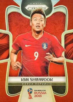 2018 Panini Prizm FIFA World Cup - Red Prizm #192 Shin-Wook Kim Front