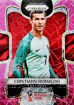 2018 Panini Prizm FIFA World Cup - Pink Lazer Prizm #154 Cristiano Ronaldo Front