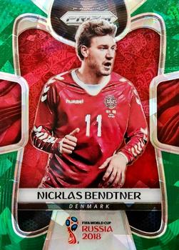 2018 Panini Prizm FIFA World Cup - Green Crystals Prizm #260 Nicklas Bendtner Front