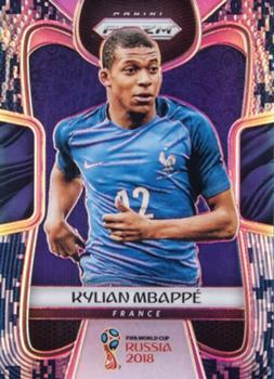 2018 Panini Prizm FIFA World Cup - Camo Prizm #80 Kylian Mbappé Front
