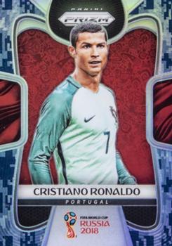 2018 Panini Prizm FIFA World Cup - Camo Prizm #154 Cristiano Ronaldo Front