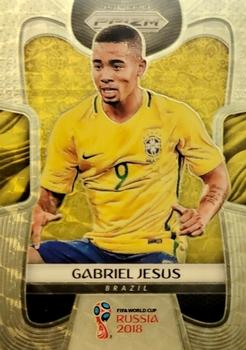 2018 Panini Prizm FIFA World Cup - Gold Power Prizm #32 Gabriel Jesus Front