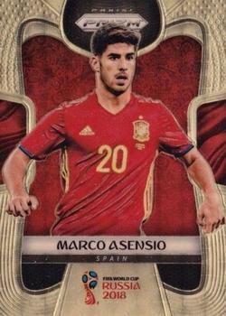 2018 Panini Prizm FIFA World Cup - Gold Power Prizm #205 Marco Asensio Front