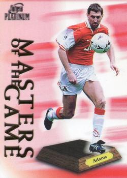 1999 Futera Platinum Arsenal Masters of the Game #NNO Tony Adams Front