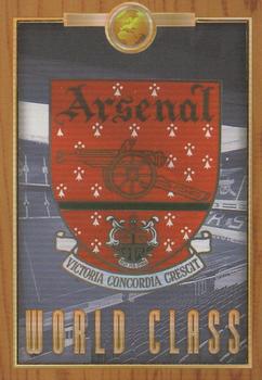 1998 Futera Arsenal World Class #WC4 Emblem Front