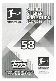2017-18 Topps Offizielle Sticker Kollektion #58 Christian Pulisic Back