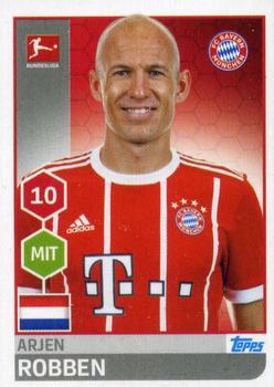 2017-18 Topps Offizielle Sticker Kollektion #226 Arjen Robben Front