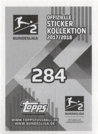 2017-18 Topps Offizielle Sticker Kollektion #284 MSV Duisburg Back