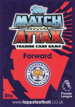 2016-17 Topps Match Attax Premier League Extra - Hat Trick Hero #HH3 Jamie Vardy Back