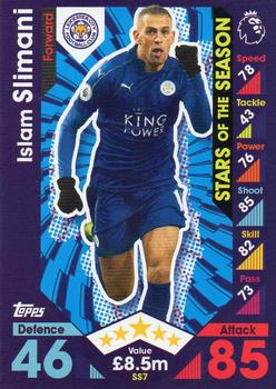 2016-17 Topps Match Attax Premier League Extra - Stars of the Season #SS7 Islam Slimani Front