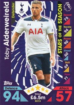 2016-17 Topps Match Attax Premier League Extra - Stars of the Season #SS13 Toby Alderweireld Front