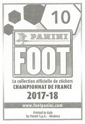 2017-18 Panini FOOT #10 Charly Charrier Back