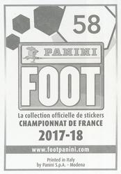 2017-18 Panini FOOT #58 Théo Pellenard Back