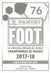 2017-18 Panini FOOT #76 Théo Pellenard Back