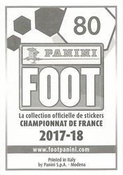 2017-18 Panini FOOT #80 Damien Da Silva Back