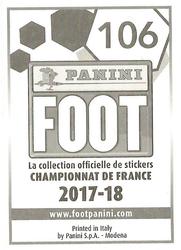 2017-18 Panini FOOT #106 Fouad Chafik Back