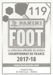 2017-18 Panini FOOT #119 Frédéric Sammaritano Back