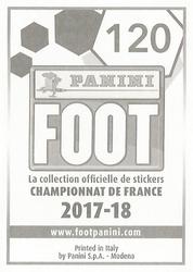 2017-18 Panini FOOT #120 Naïm Sliti Back