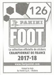 2017-18 Panini FOOT #126 Olivier Dall'oglio Back