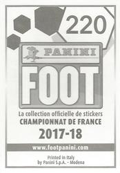 2017-18 Panini FOOT #220 Grégory Sertic Back