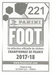 2017-18 Panini FOOT #221 André-Frank Zambo Anguissa Back
