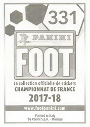 2017-18 Panini FOOT #331 Préjuce Nakoulma Back