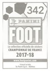 2017-18 Panini FOOT #342 Maxime Le Marchand Back
