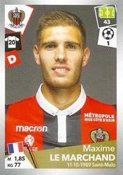 2017-18 Panini FOOT #342 Maxime Le Marchand Front