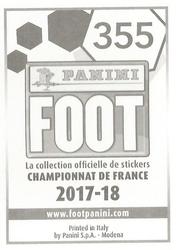 2017-18 Panini FOOT #355 Mario Balotelli Back
