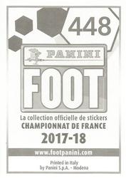 2017-18 Panini FOOT #448 Yoann Salmier Back