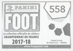 2017-18 Panini FOOT #558 Action Back