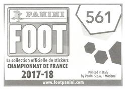 2017-18 Panini FOOT #561 Action Back