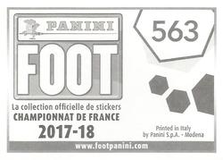 2017-18 Panini FOOT #563 Action Back