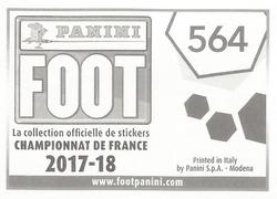 2017-18 Panini FOOT #564 Action Back