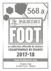 2017-18 Panini FOOT #568 Club Badge Back