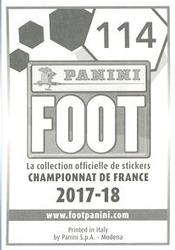 2017-18 Panini FOOT #114 Romain Amalfitano Back