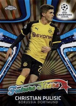 2017-18 Topps Chrome UEFA Champions League - Future Stars Gold #FS-CP Christian Pulisic Front