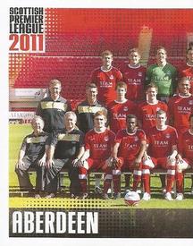 2011 Panini Scottish Premier League Stickers #6 Aberdeen Team Group Front