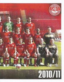 2011 Panini Scottish Premier League Stickers #7 Aberdeen Team Group Front