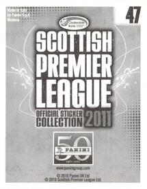 2011 Panini Scottish Premier League Stickers #47 Celtic Montage Back