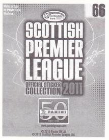 2011 Panini Scottish Premier League Stickers #66 Shaun Maloney Back