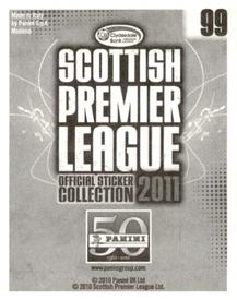 2011 Panini Scottish Premier League Stickers #99 Dundee United Team Group Back