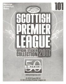 2011 Panini Scottish Premier League Stickers #101 Dundee United Montage Back