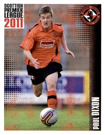 2011 Panini Scottish Premier League Stickers #108 Paul Dixon Front